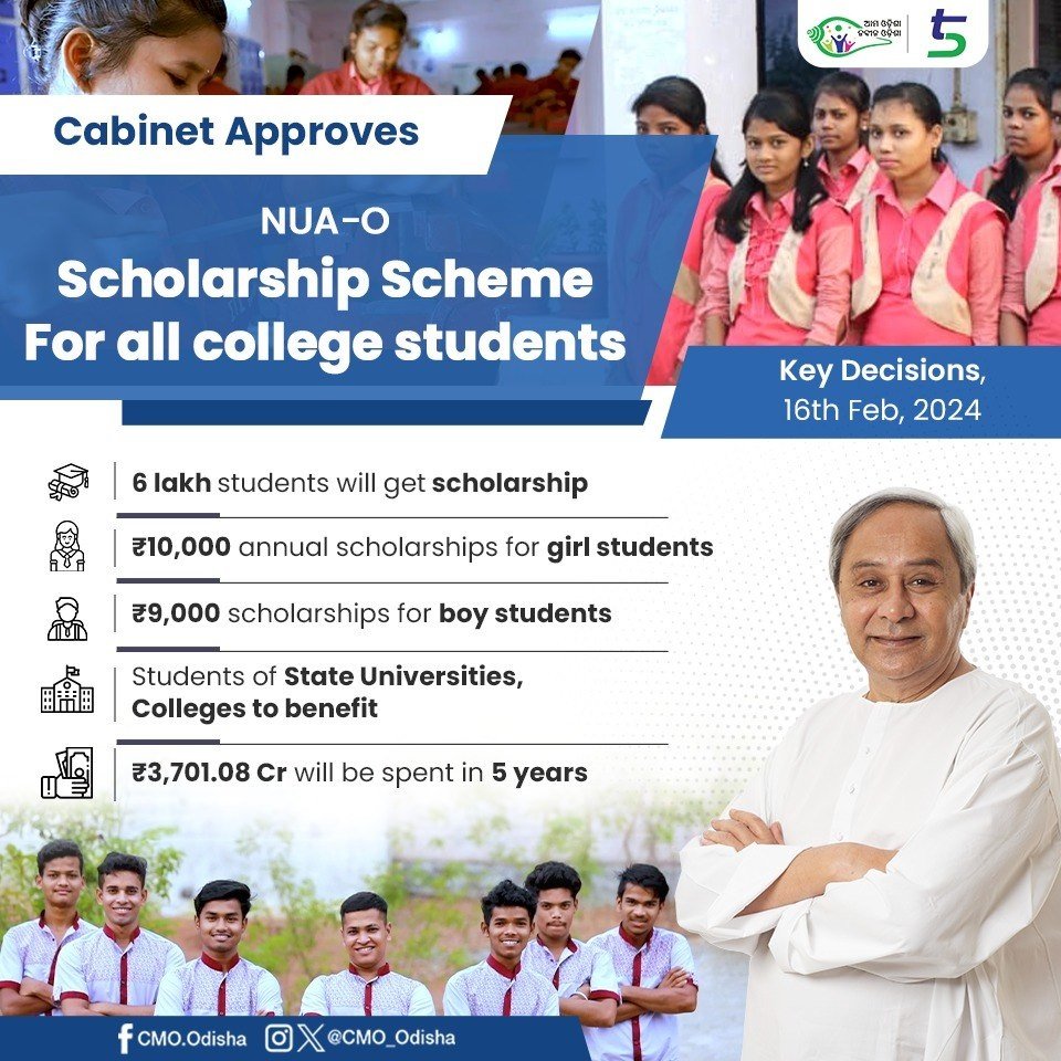 Nua-O Scholarship Odisha