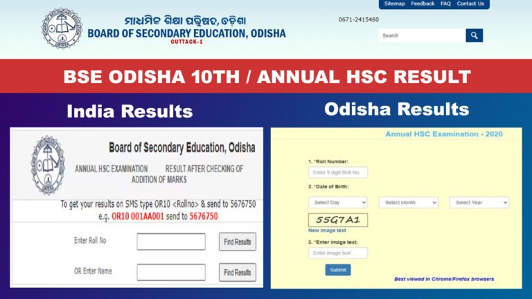 bse odisha 10th result 2024